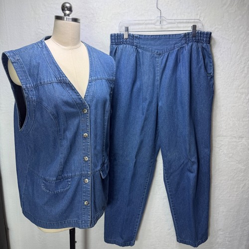 Sunbelt womens denim vest - womens, and